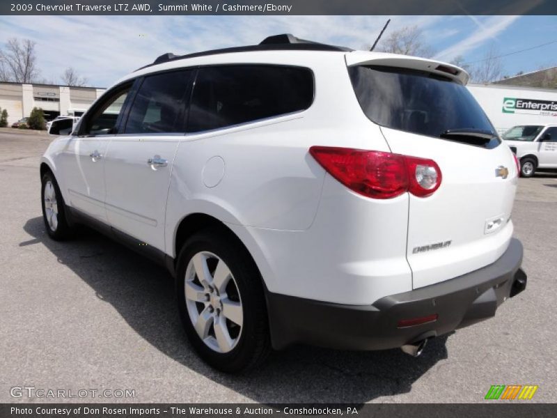 Summit White / Cashmere/Ebony 2009 Chevrolet Traverse LTZ AWD