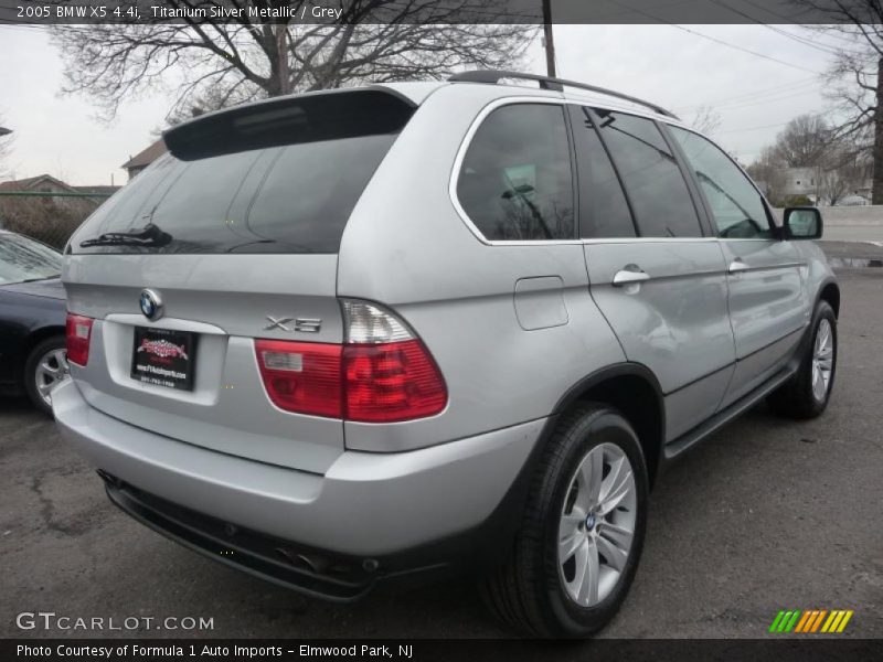 Titanium Silver Metallic / Grey 2005 BMW X5 4.4i