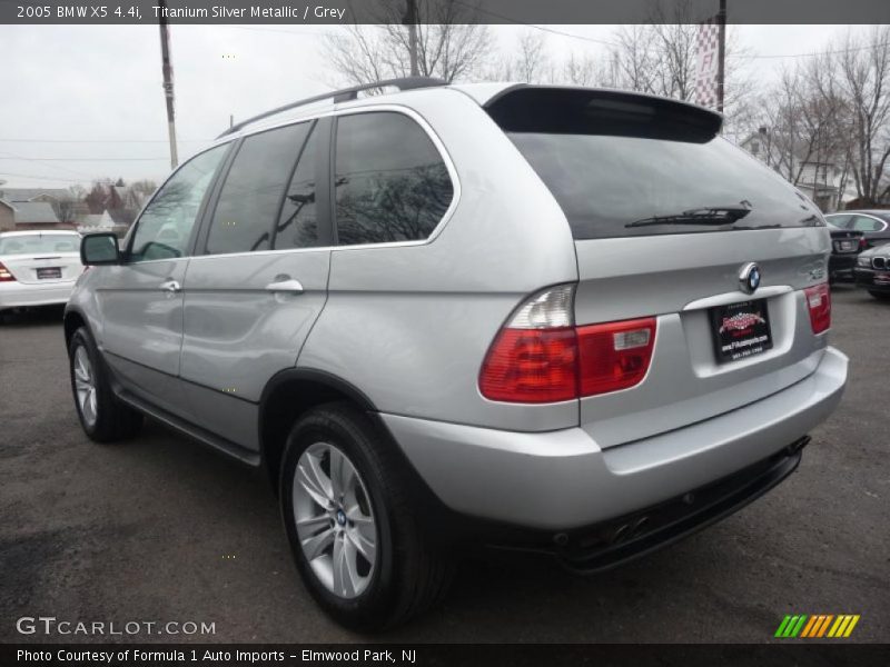 Titanium Silver Metallic / Grey 2005 BMW X5 4.4i