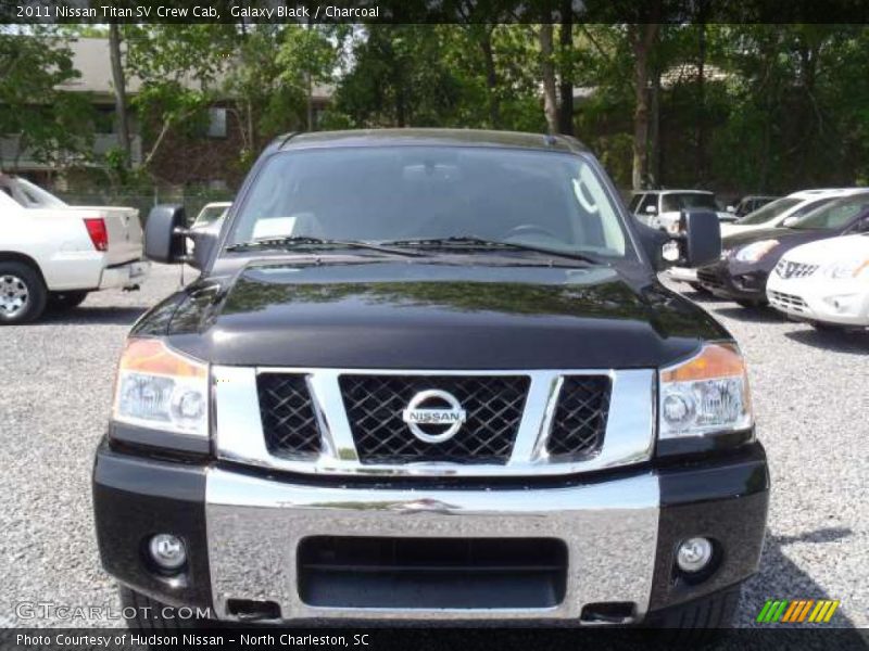 Galaxy Black / Charcoal 2011 Nissan Titan SV Crew Cab