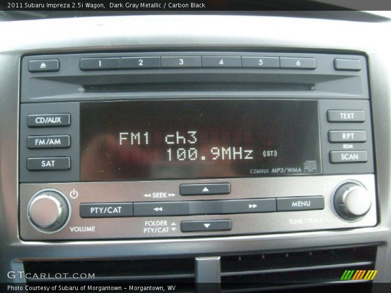 Dark Gray Metallic / Carbon Black 2011 Subaru Impreza 2.5i Wagon