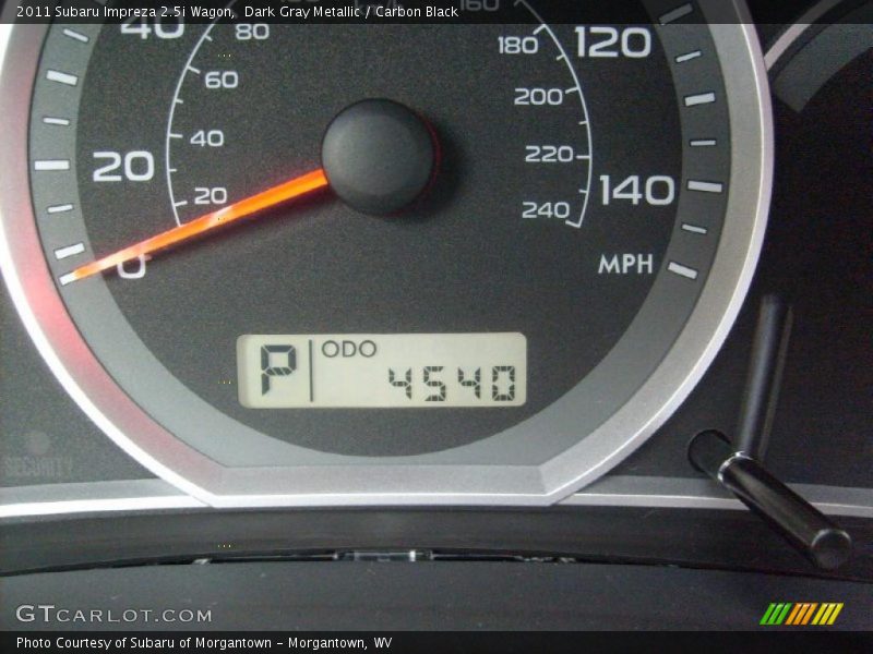 Dark Gray Metallic / Carbon Black 2011 Subaru Impreza 2.5i Wagon