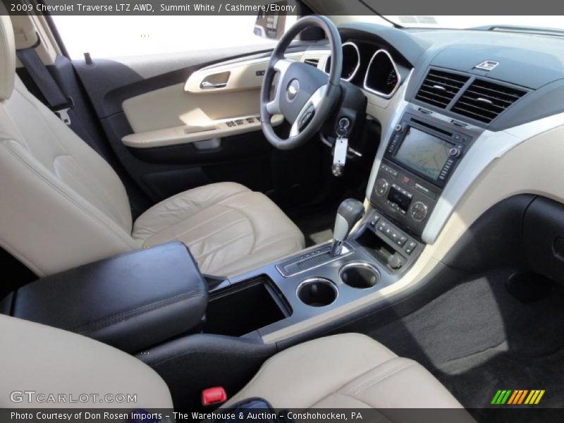 Summit White / Cashmere/Ebony 2009 Chevrolet Traverse LTZ AWD