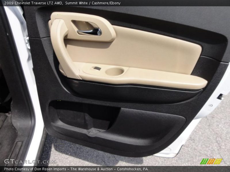 Summit White / Cashmere/Ebony 2009 Chevrolet Traverse LTZ AWD