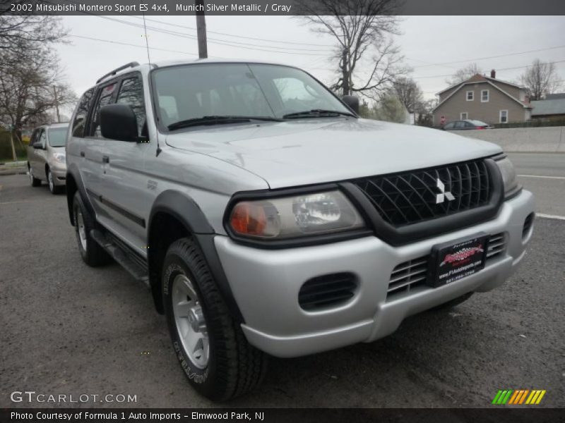 Munich Silver Metallic / Gray 2002 Mitsubishi Montero Sport ES 4x4