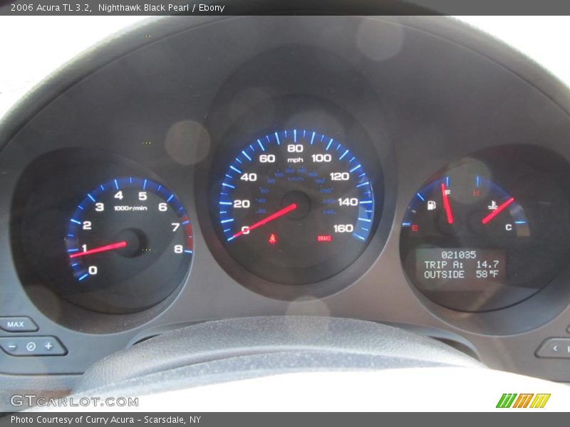 Nighthawk Black Pearl / Ebony 2006 Acura TL 3.2