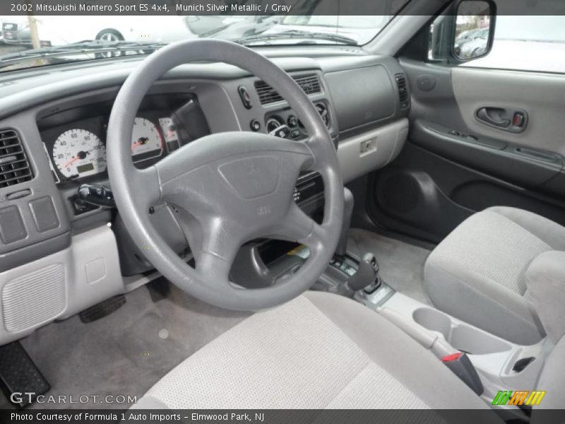  2002 Montero Sport ES 4x4 Gray Interior