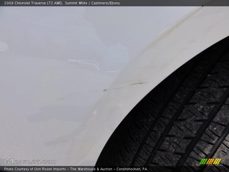Summit White / Cashmere/Ebony 2009 Chevrolet Traverse LTZ AWD