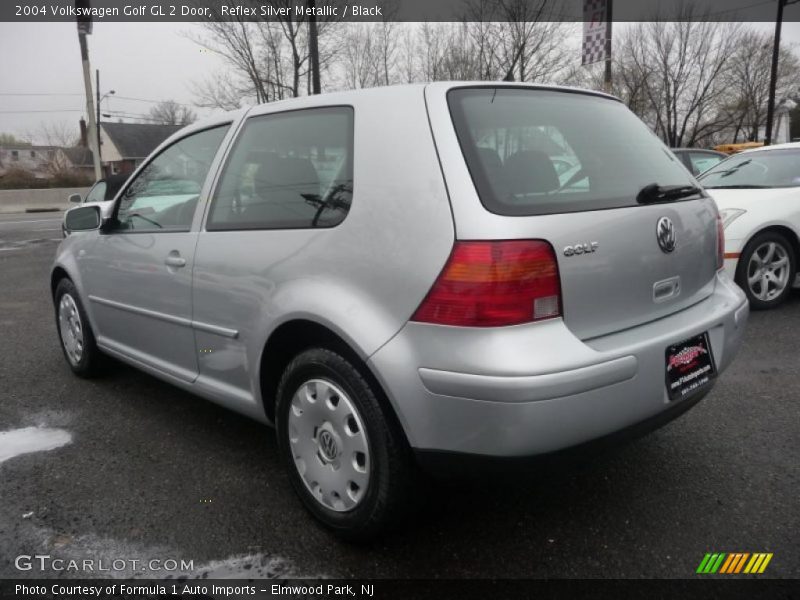 Reflex Silver Metallic / Black 2004 Volkswagen Golf GL 2 Door