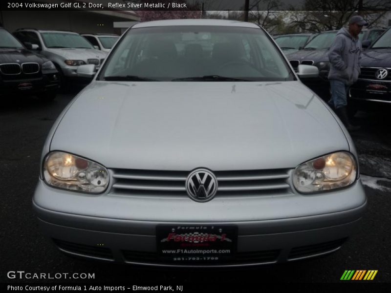 Reflex Silver Metallic / Black 2004 Volkswagen Golf GL 2 Door