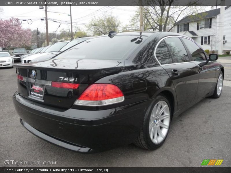 Jet Black / Black/Black 2005 BMW 7 Series 745i Sedan