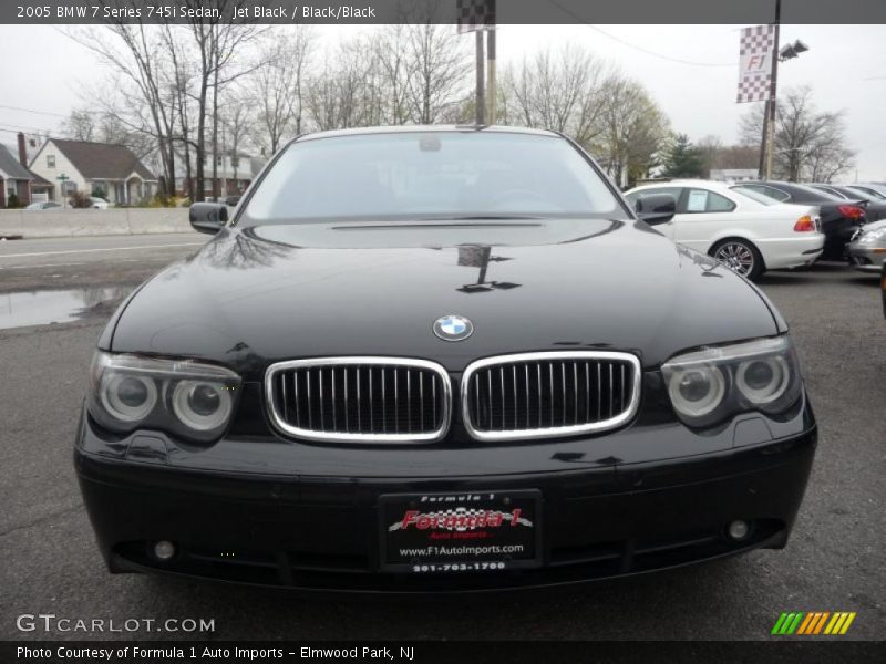 Jet Black / Black/Black 2005 BMW 7 Series 745i Sedan