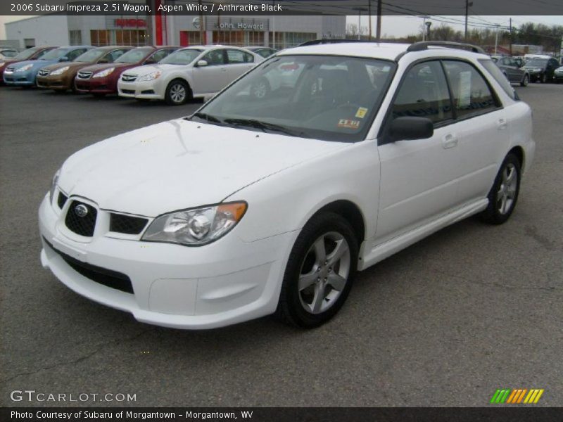 Aspen White / Anthracite Black 2006 Subaru Impreza 2.5i Wagon