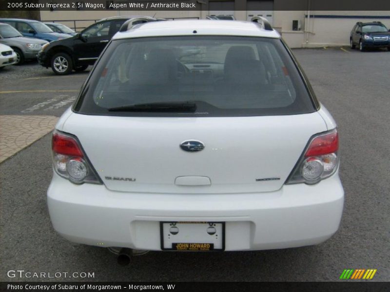 Aspen White / Anthracite Black 2006 Subaru Impreza 2.5i Wagon