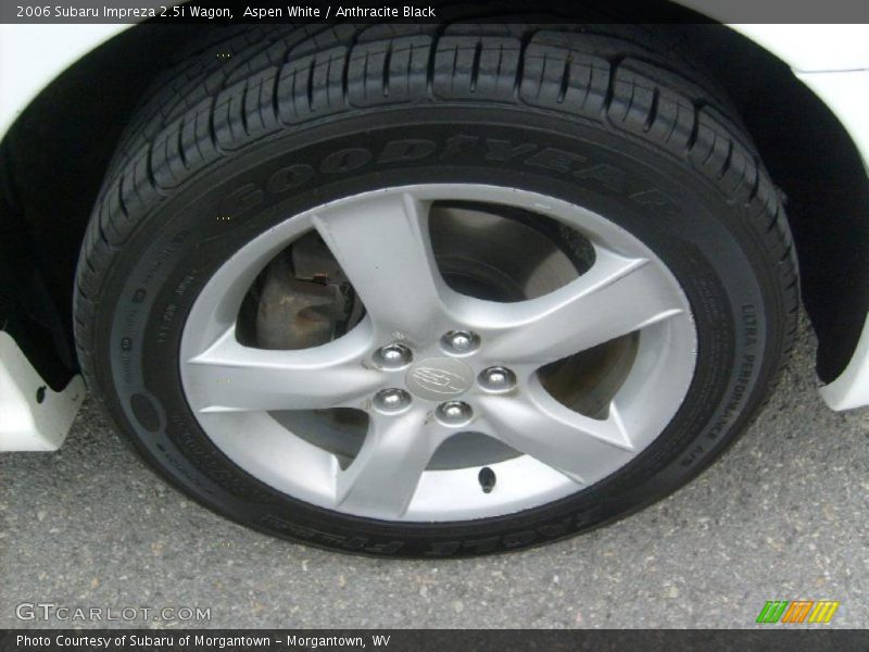 Aspen White / Anthracite Black 2006 Subaru Impreza 2.5i Wagon