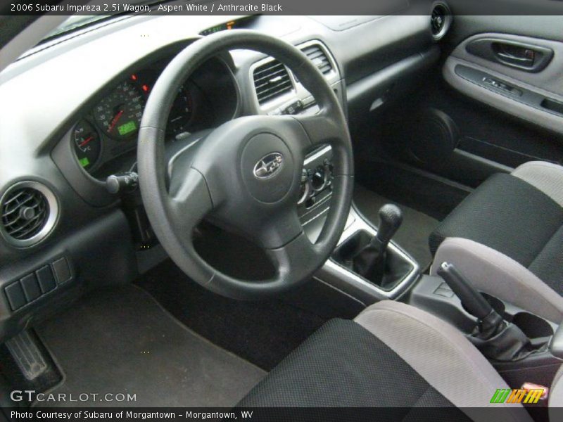 Aspen White / Anthracite Black 2006 Subaru Impreza 2.5i Wagon