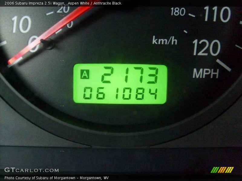 Aspen White / Anthracite Black 2006 Subaru Impreza 2.5i Wagon