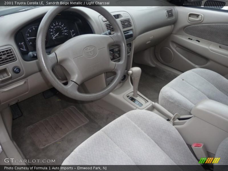 Sandrift Beige Metallic / Light Charcoal 2001 Toyota Corolla LE