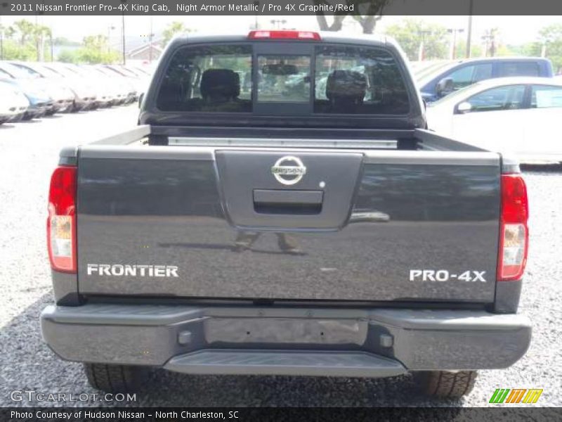 Night Armor Metallic / Pro 4X Graphite/Red 2011 Nissan Frontier Pro-4X King Cab