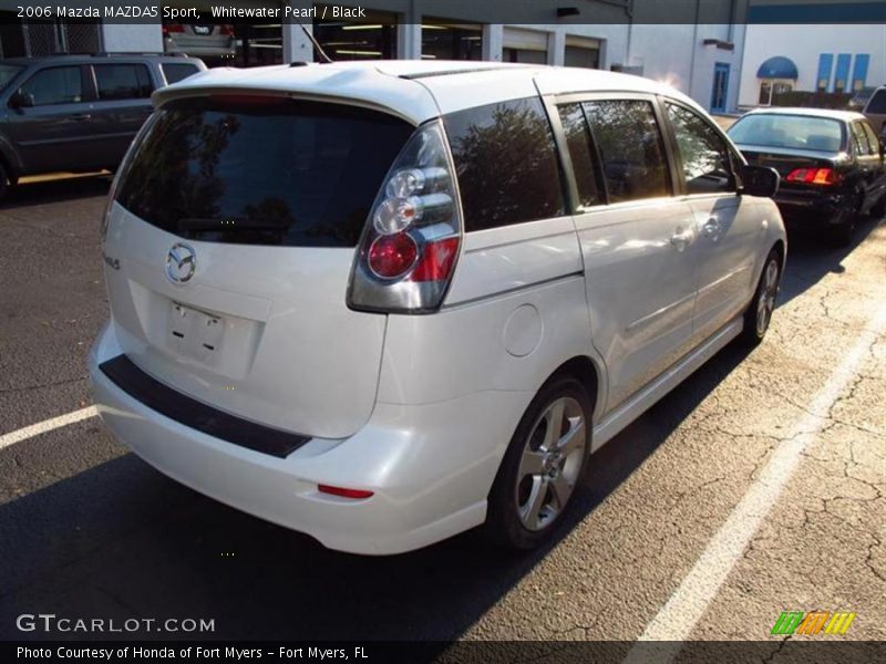 Whitewater Pearl / Black 2006 Mazda MAZDA5 Sport