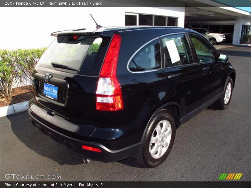 Nighthawk Black Pearl / Black 2007 Honda CR-V LX
