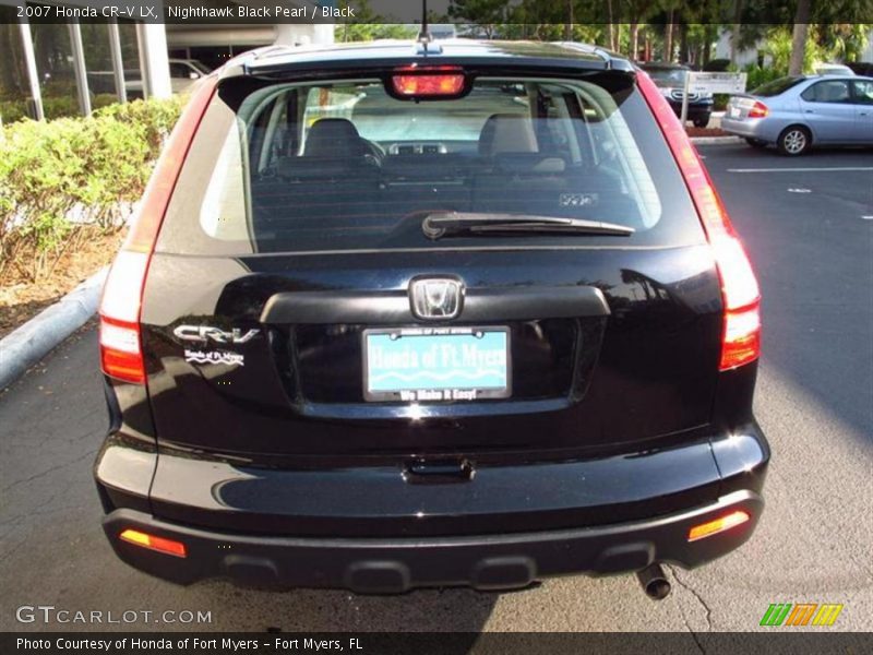 Nighthawk Black Pearl / Black 2007 Honda CR-V LX