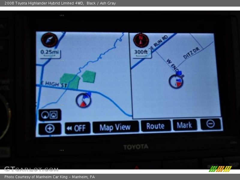 Black / Ash Gray 2008 Toyota Highlander Hybrid Limited 4WD