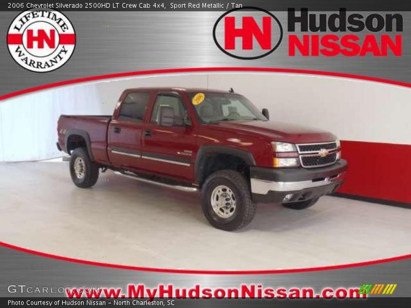 Sport Red Metallic / Tan 2006 Chevrolet Silverado 2500HD LT Crew Cab 4x4