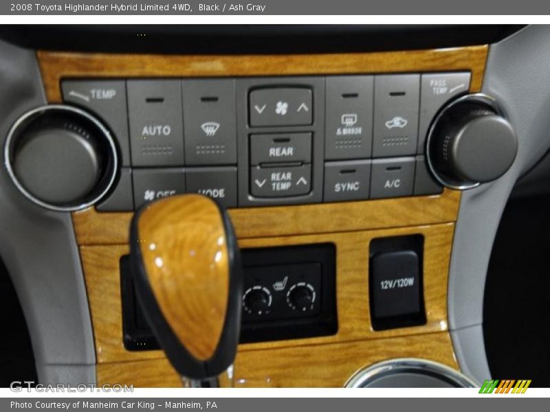 Black / Ash Gray 2008 Toyota Highlander Hybrid Limited 4WD