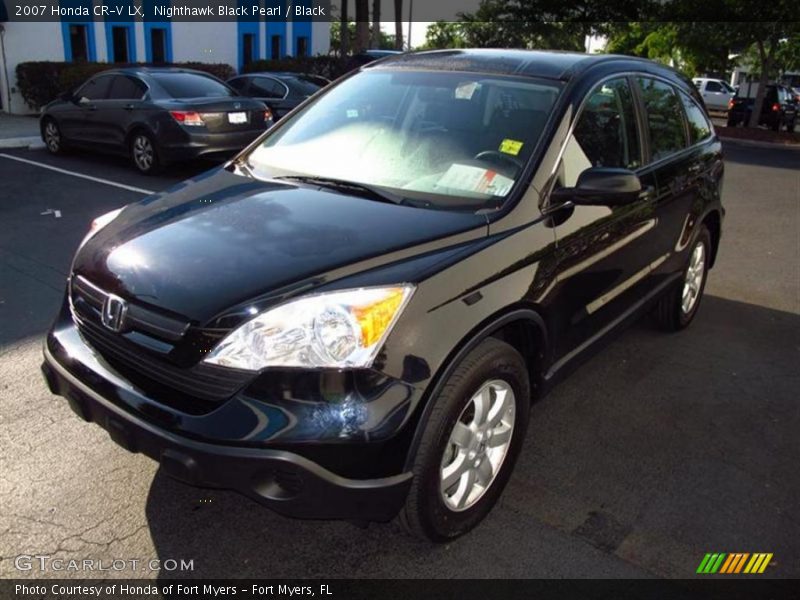 Nighthawk Black Pearl / Black 2007 Honda CR-V LX