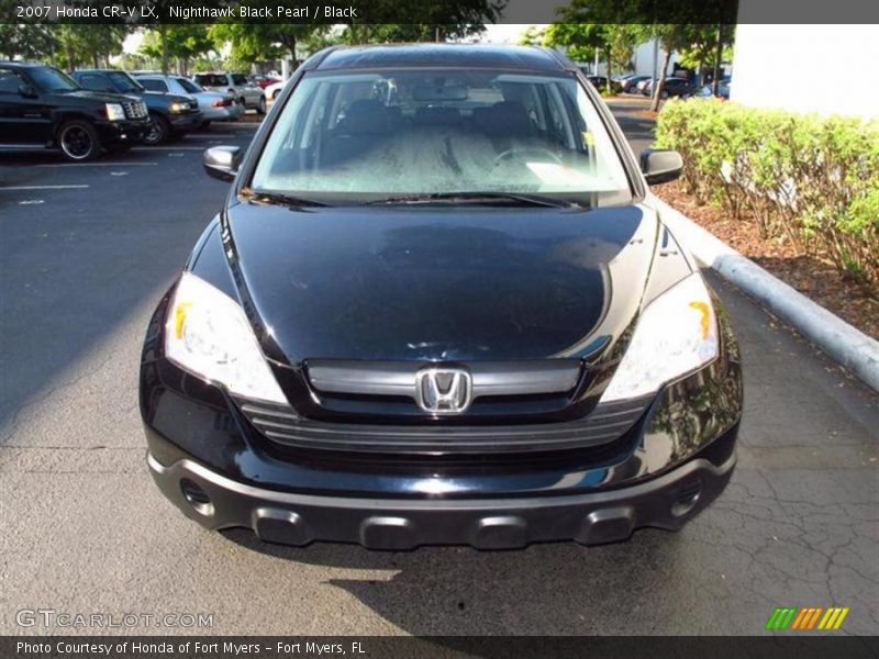 Nighthawk Black Pearl / Black 2007 Honda CR-V LX