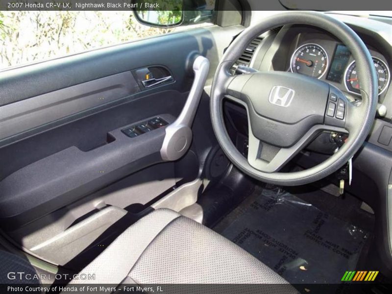 Nighthawk Black Pearl / Black 2007 Honda CR-V LX
