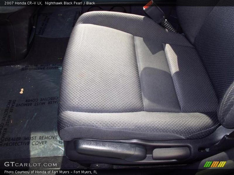 Nighthawk Black Pearl / Black 2007 Honda CR-V LX
