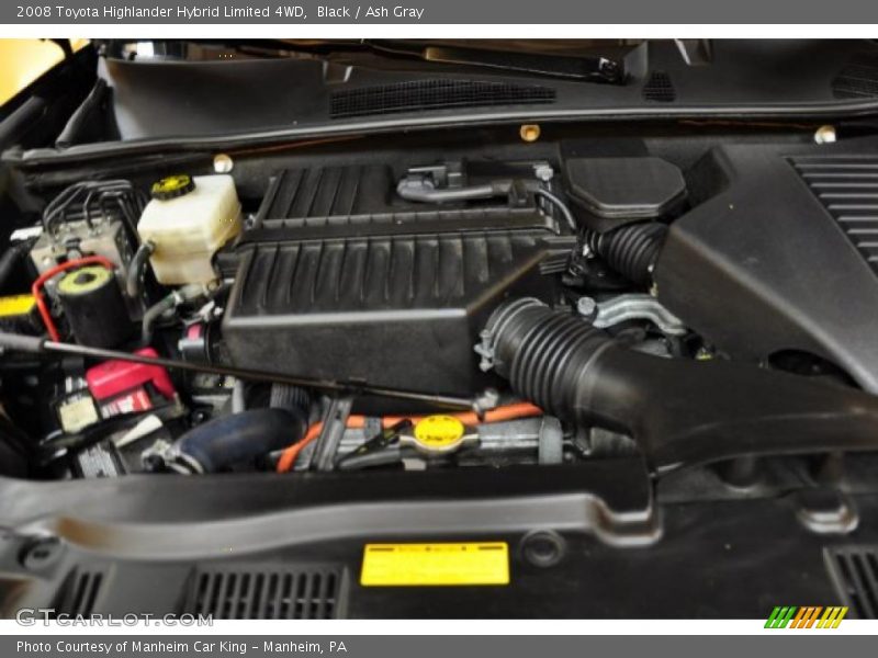 Black / Ash Gray 2008 Toyota Highlander Hybrid Limited 4WD