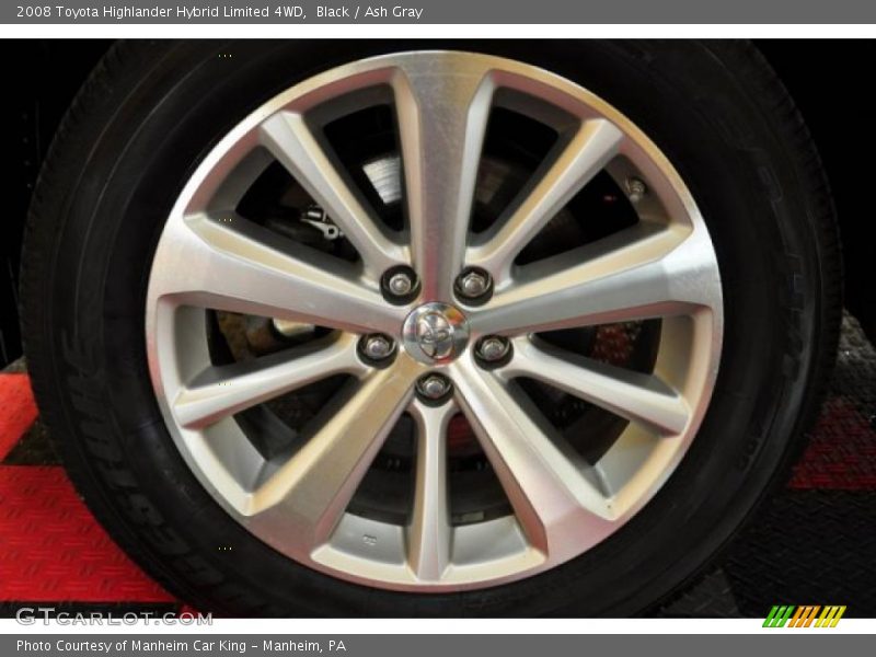 Black / Ash Gray 2008 Toyota Highlander Hybrid Limited 4WD