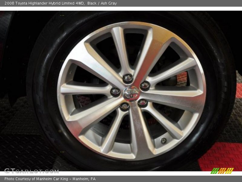 Black / Ash Gray 2008 Toyota Highlander Hybrid Limited 4WD