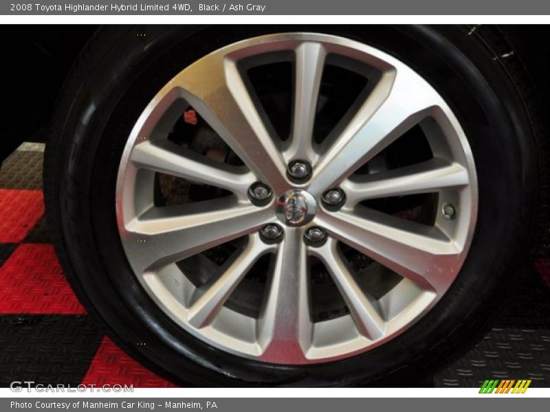 Black / Ash Gray 2008 Toyota Highlander Hybrid Limited 4WD