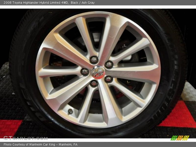 Black / Ash Gray 2008 Toyota Highlander Hybrid Limited 4WD