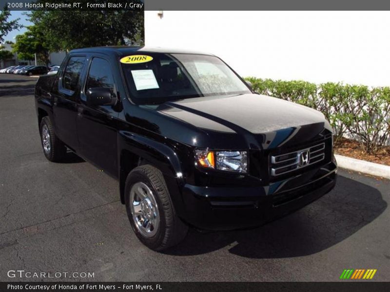 Formal Black / Gray 2008 Honda Ridgeline RT