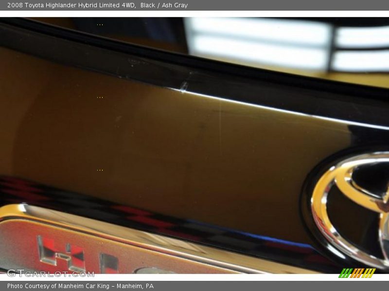 Black / Ash Gray 2008 Toyota Highlander Hybrid Limited 4WD