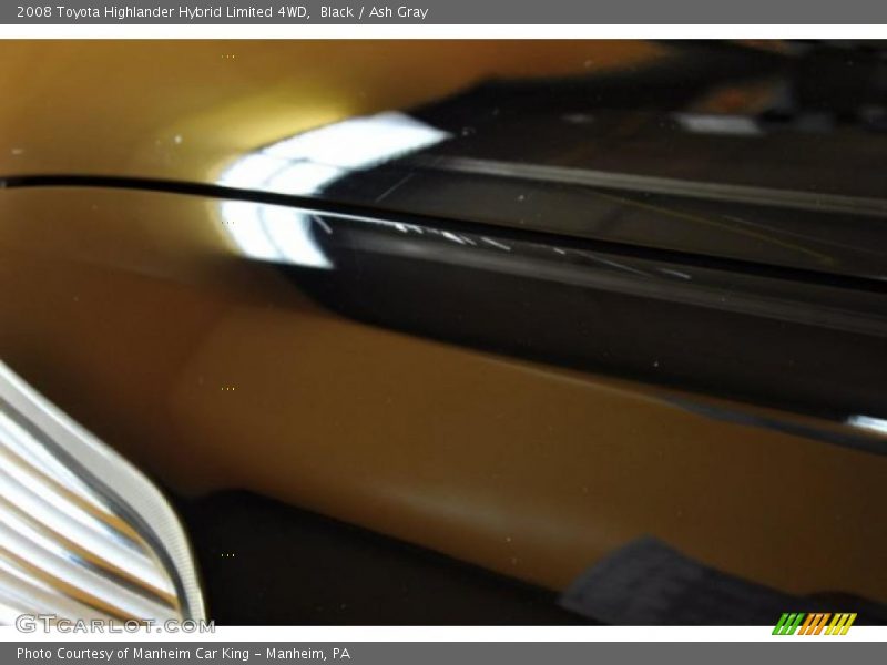 Black / Ash Gray 2008 Toyota Highlander Hybrid Limited 4WD