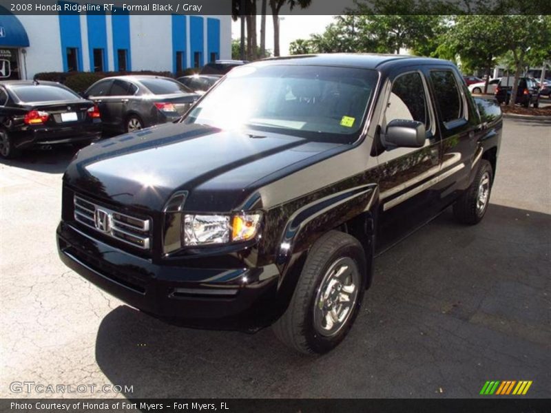 Formal Black / Gray 2008 Honda Ridgeline RT