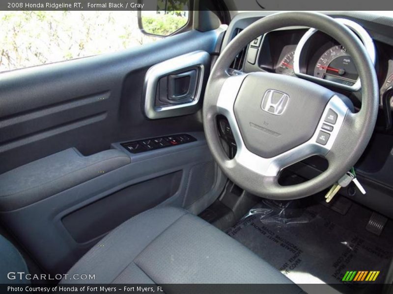 Formal Black / Gray 2008 Honda Ridgeline RT