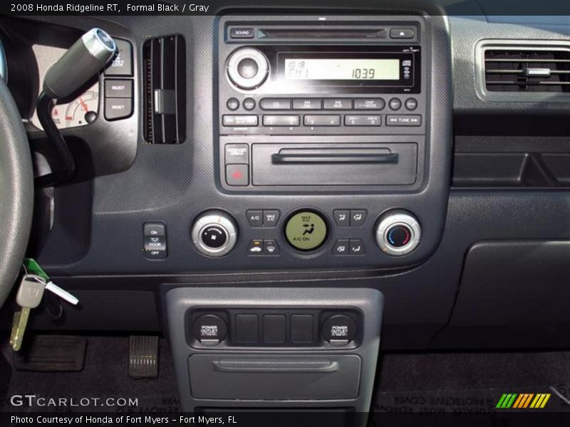 Formal Black / Gray 2008 Honda Ridgeline RT