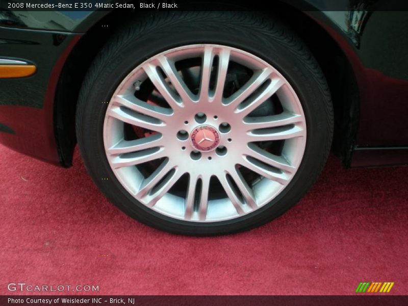 Black / Black 2008 Mercedes-Benz E 350 4Matic Sedan