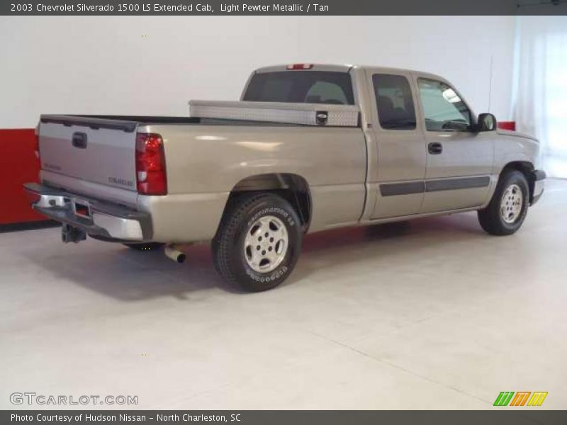 Light Pewter Metallic / Tan 2003 Chevrolet Silverado 1500 LS Extended Cab