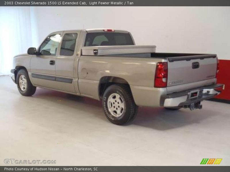 Light Pewter Metallic / Tan 2003 Chevrolet Silverado 1500 LS Extended Cab