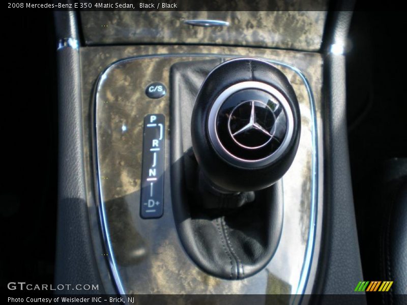 Black / Black 2008 Mercedes-Benz E 350 4Matic Sedan