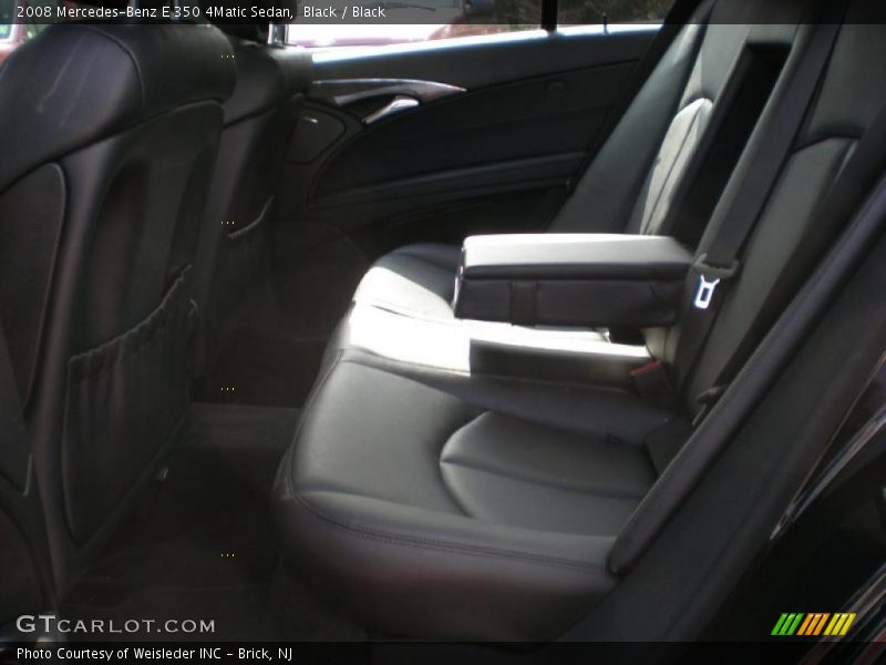 Black / Black 2008 Mercedes-Benz E 350 4Matic Sedan