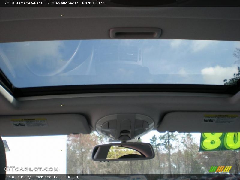 Black / Black 2008 Mercedes-Benz E 350 4Matic Sedan
